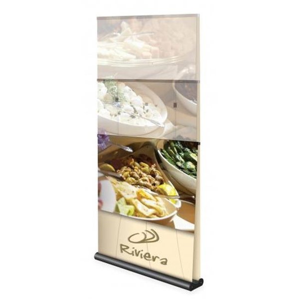 Testrite Visual Products Testrite Visual Products RY2 Mercury Retractable Banner Stands RY2